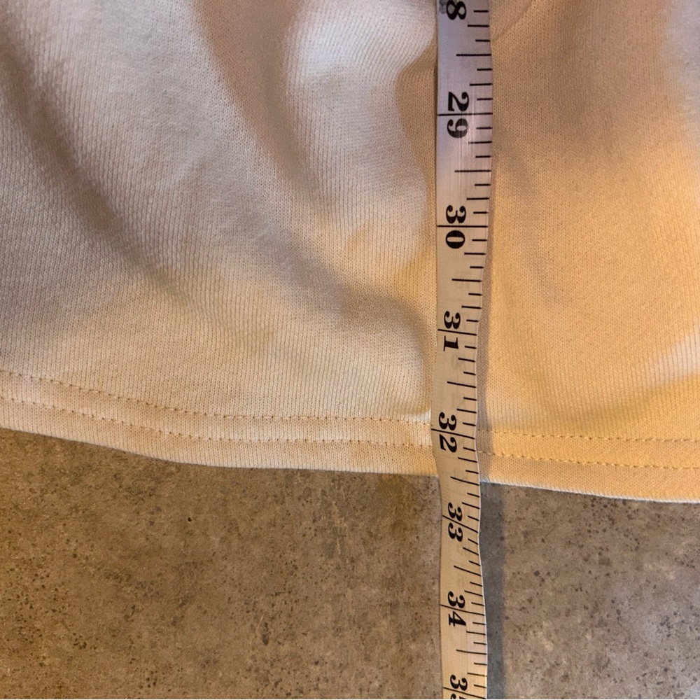The Native One dress - cream 100% cotton tiered mini dress w/pockets - Picture 9 of 9